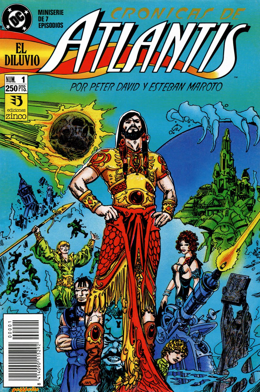 Portada ampliada de Cronicas de Atlantis