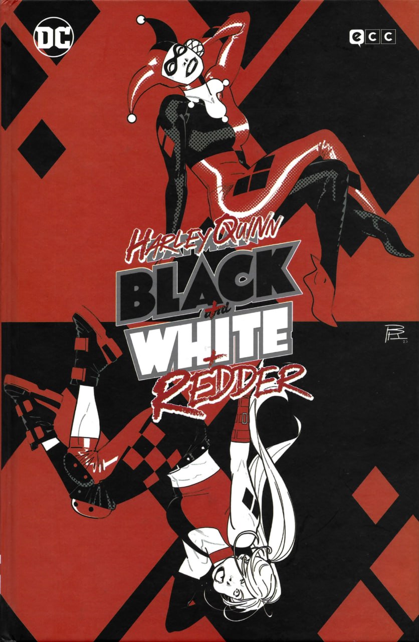Portada ampliada de Harley Quinn Black + White + Redder