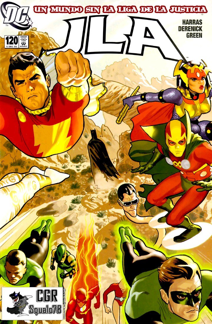 Portada ampliada de JLA