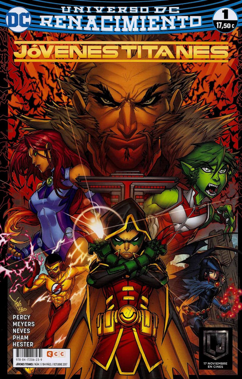 Portada ampliada de Jóvenes Titanes
