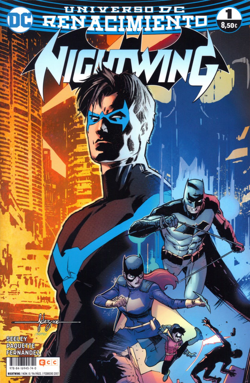 Portada ampliada de NIGHTWING