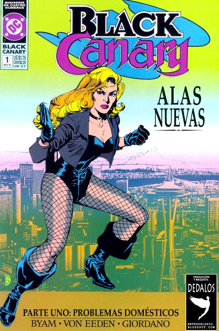Portada ampliada de Black Canary Alas Nuevas