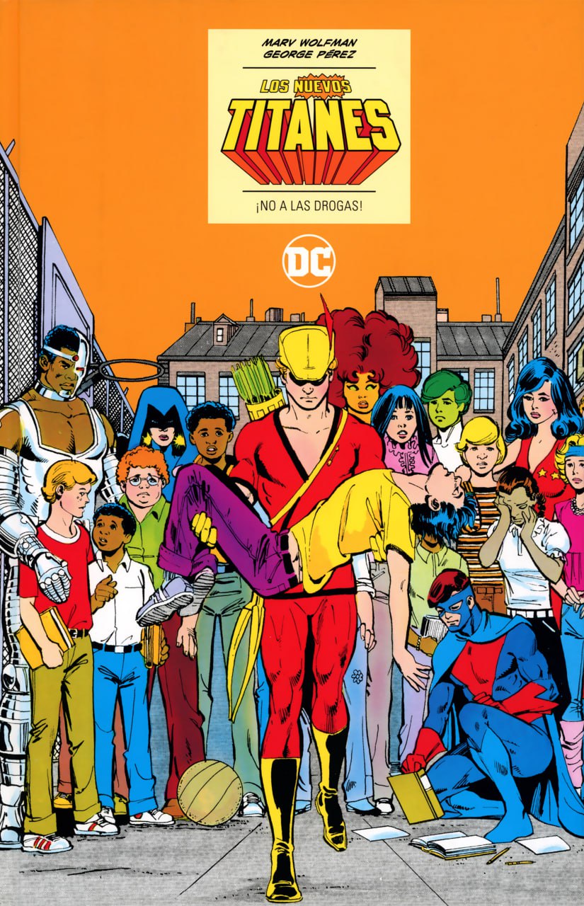 Portada ampliada de Los nuevos Titanes