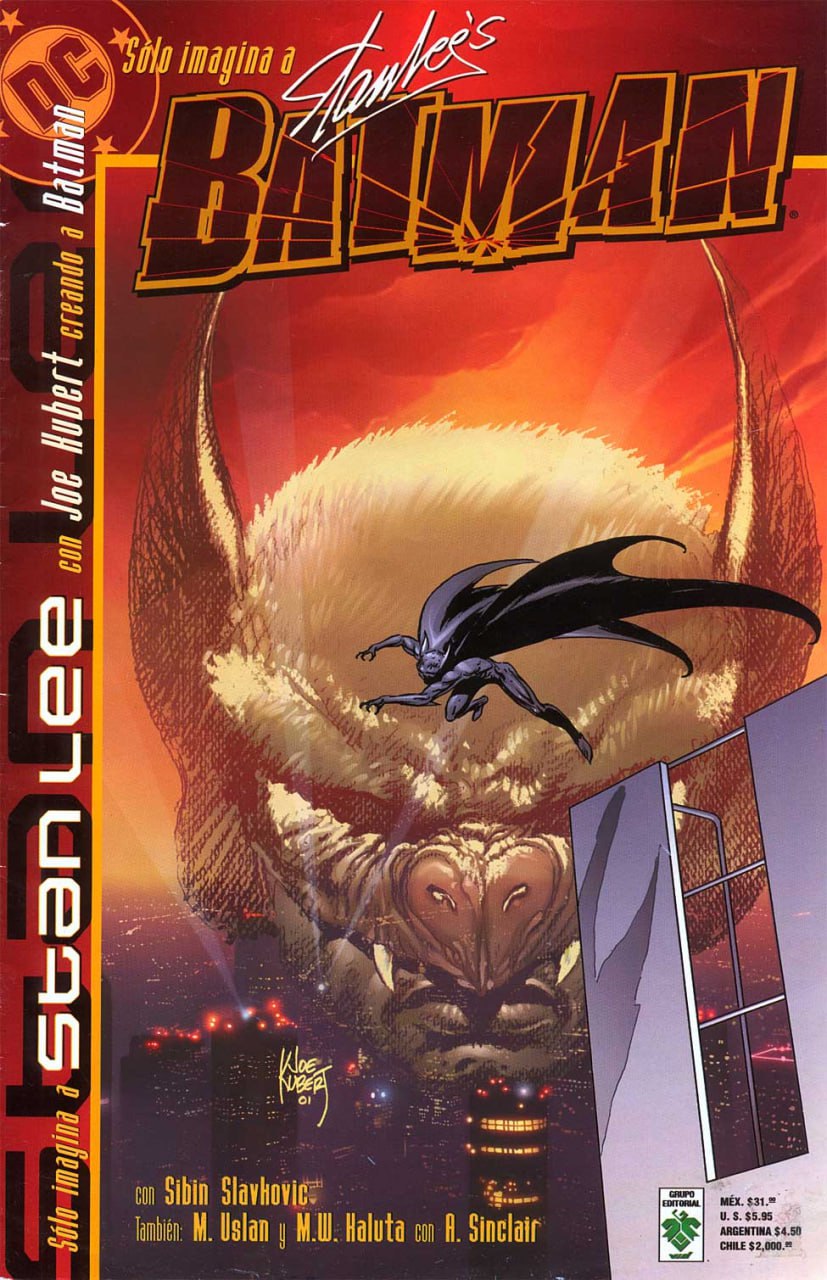 Portada ampliada de Solo imagina a Stan Lee's Batman