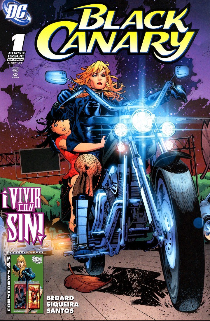 Portada ampliada de BLACK CANARY