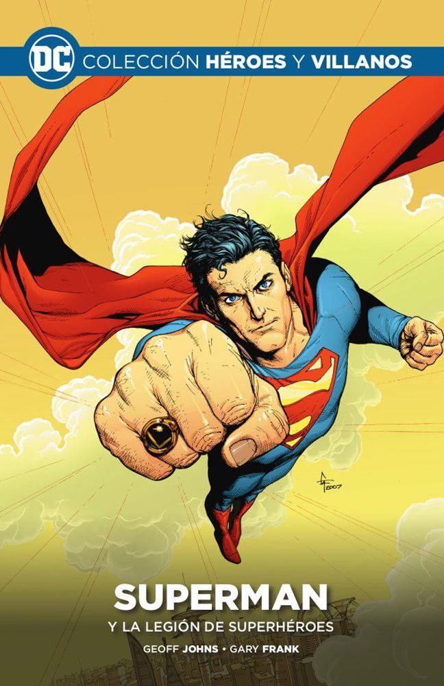 Portada ampliada de SUPERMAN Y LA LEGIÓN DE SUPERHÉROES