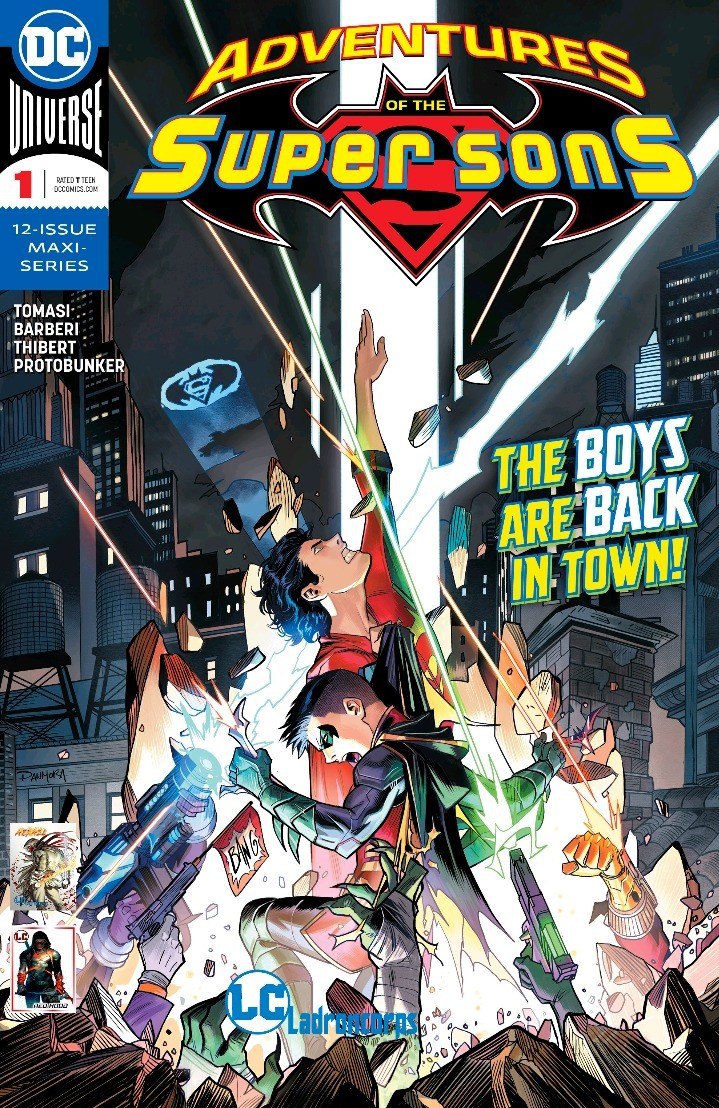 Portada ampliada de ADVENTURES OF THE Super sons