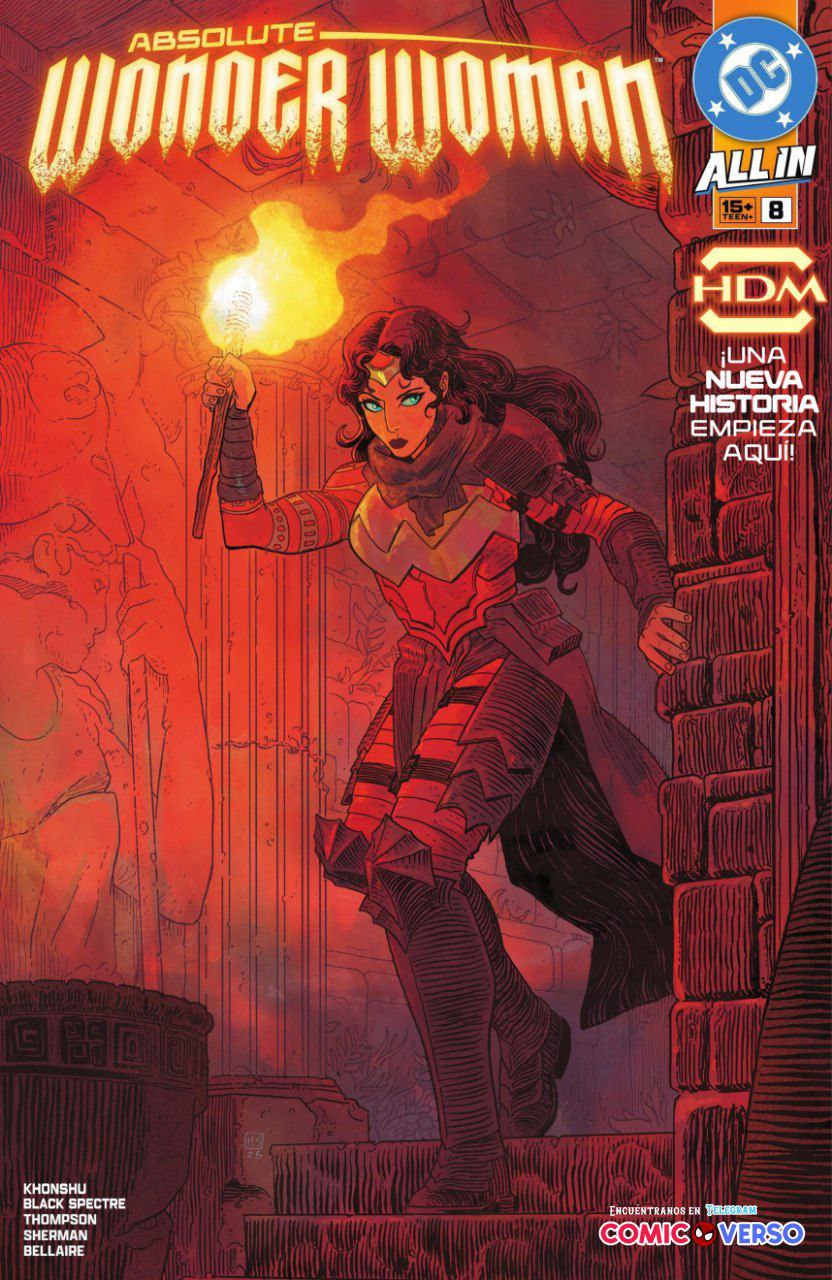 Portada ampliada de ABSOLUTE WONDER WOMAN