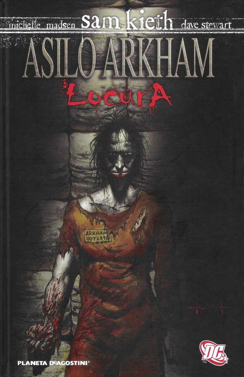 Portada ampliada de ASILO ARKHAM Locura