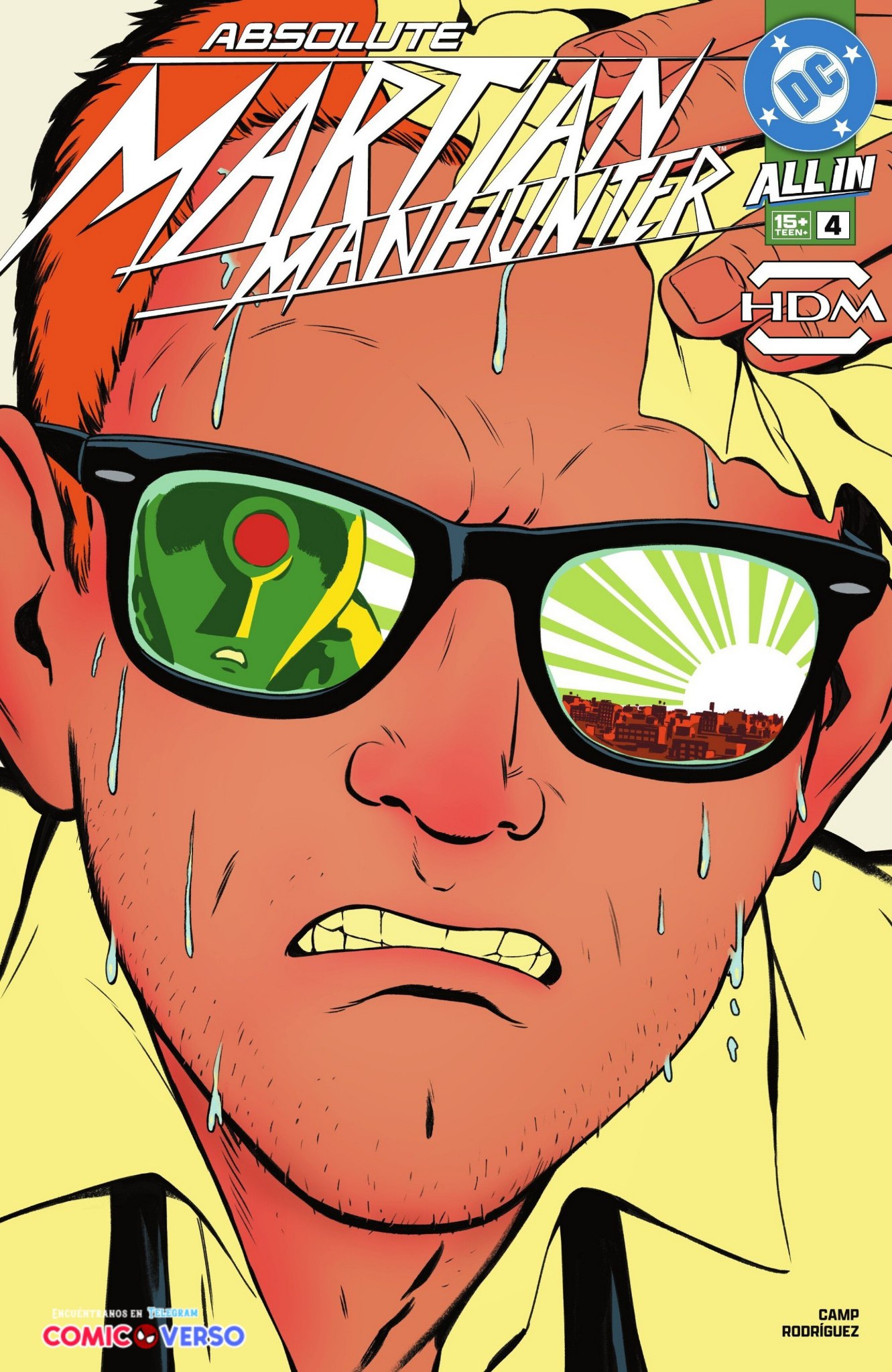 Portada ampliada de ABSOLUTE MARTIAN MANHUNTER ALL IN #1