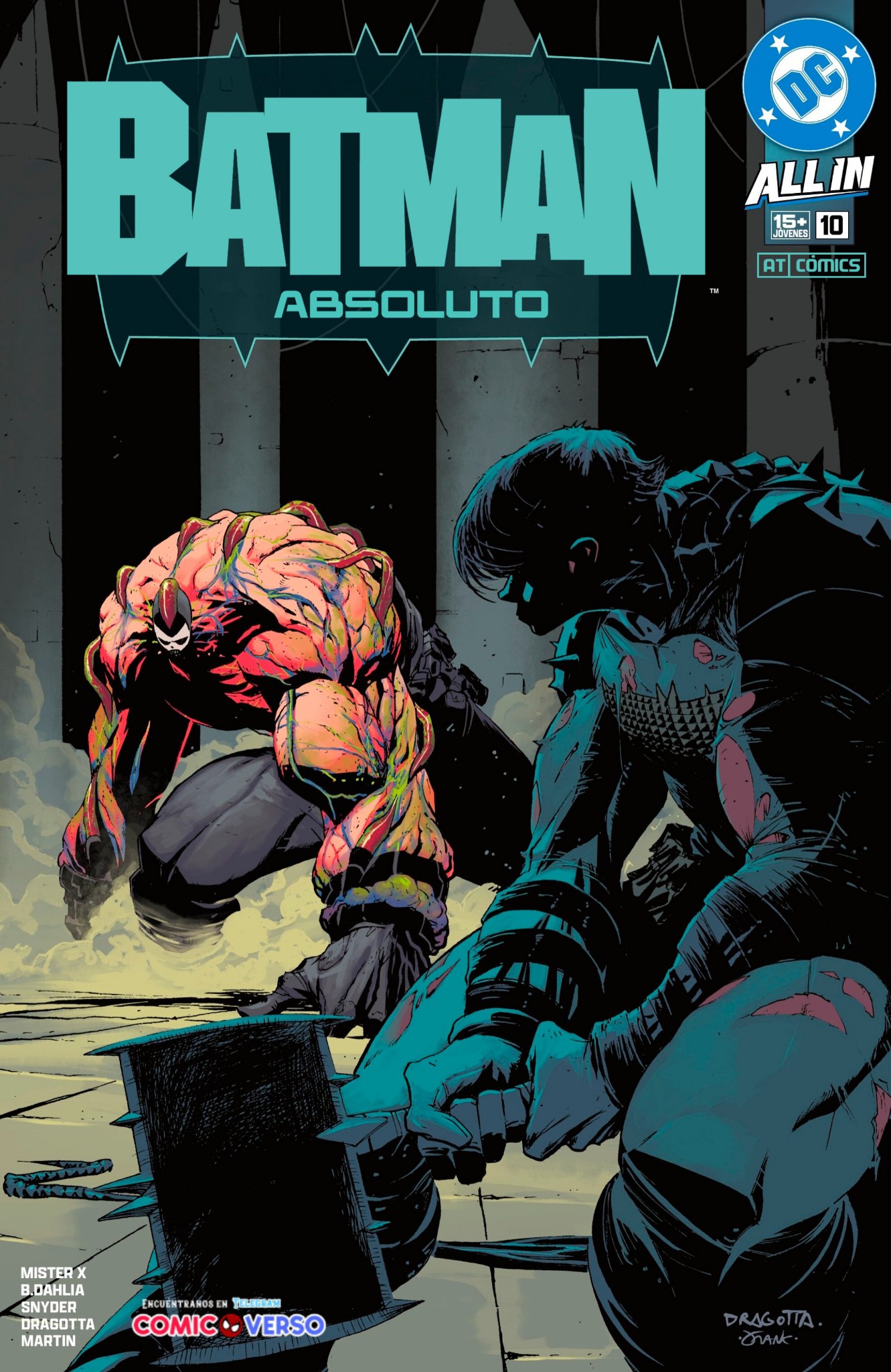 Portada ampliada de BATMAN ABSOLUTO