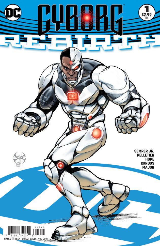 Portada ampliada de CYBORG REBIRTH