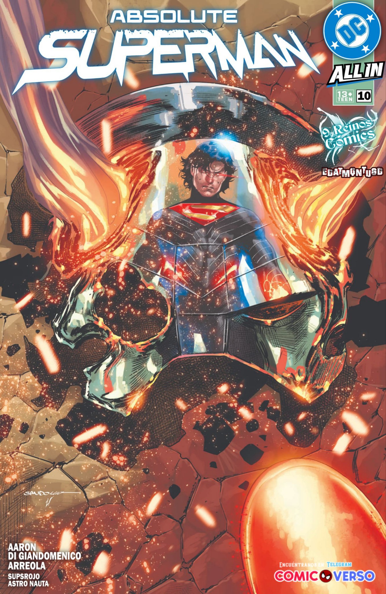 Portada ampliada de ABSOLUTE SUPERMAN