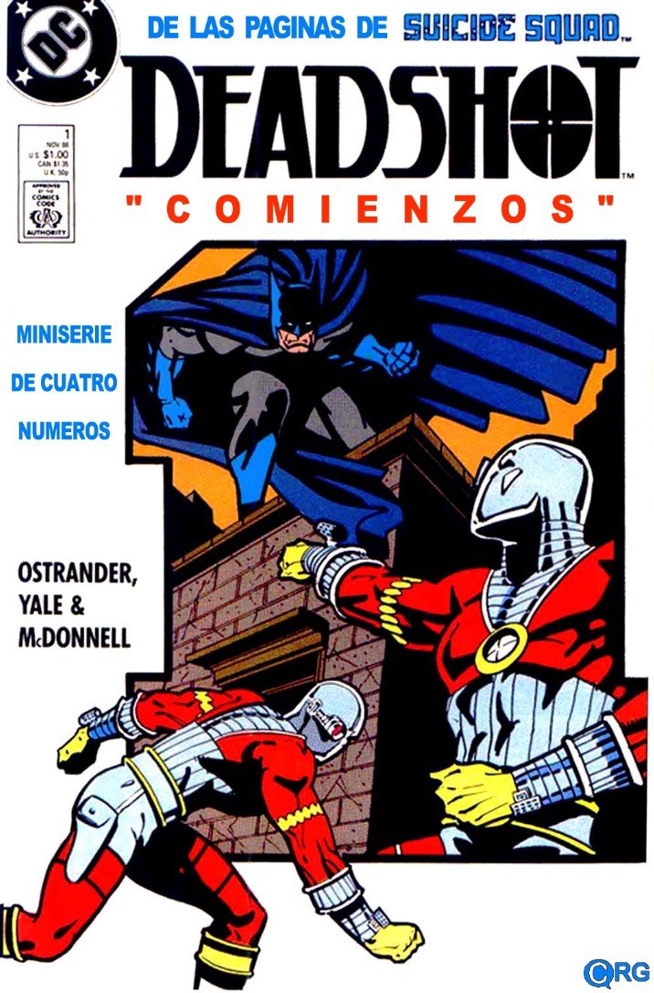 Portada ampliada de DEADSHOT 'COMIENZOS'
