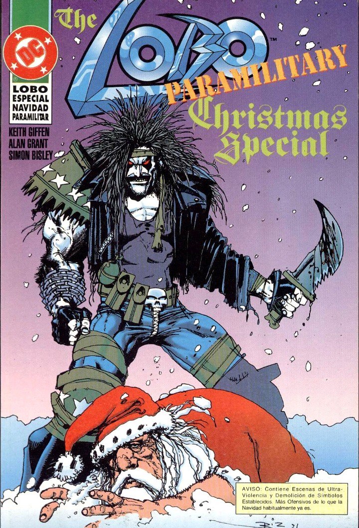 Portada ampliada de The Lobo Paramilitary Christmas Special