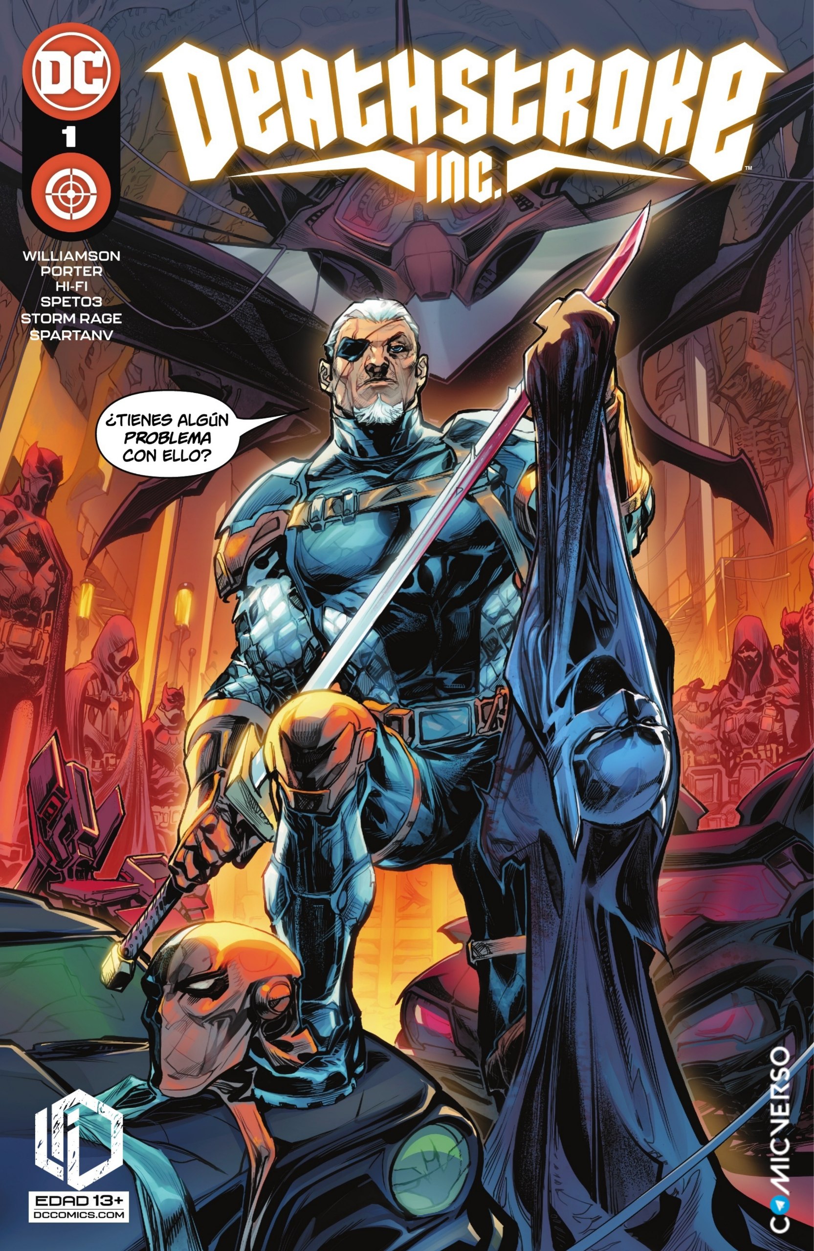 Portada ampliada de Deathstroke Inc