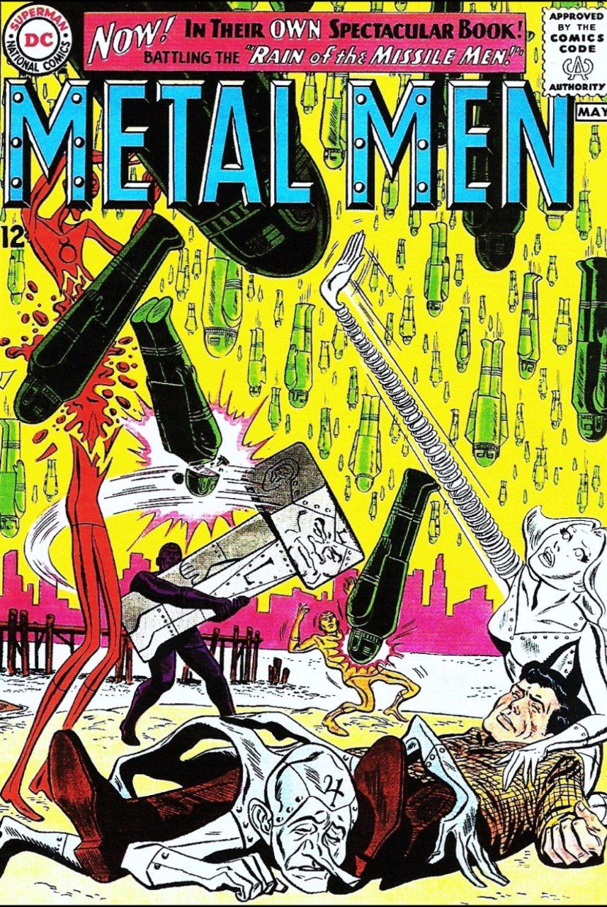 Portada ampliada de METAL MEN