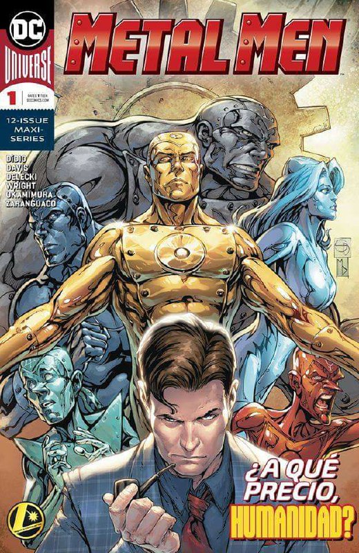 Portada ampliada de METAL MEN