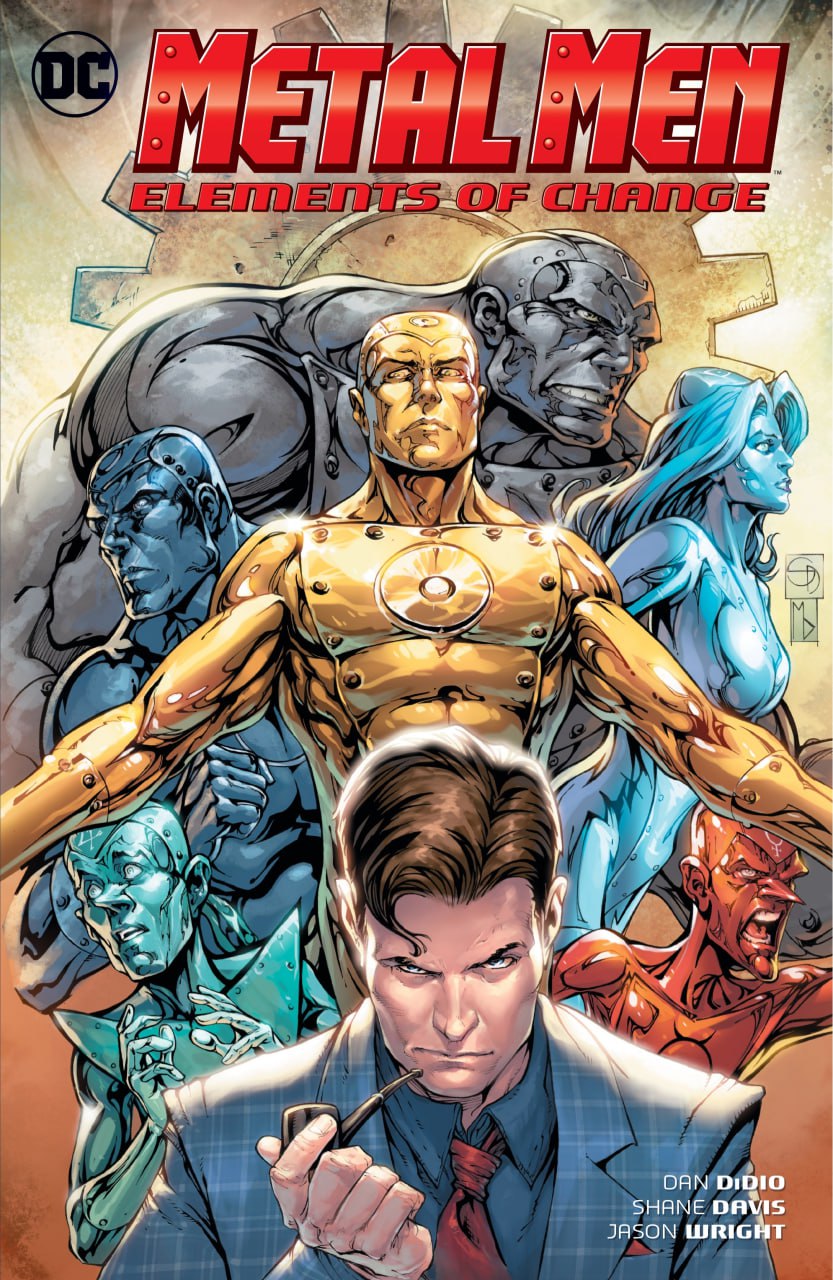Portada ampliada de METAL MEN ELEMENTS OF CHANGE