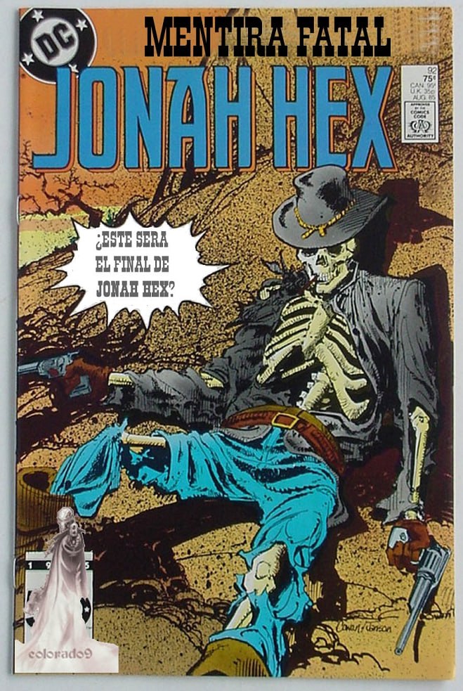 Portada ampliada de MENTIRA FATAL JONAH HEX