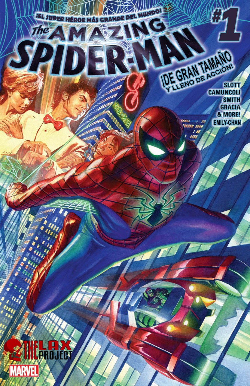 Portada ampliada de The Amazing Spider-Man