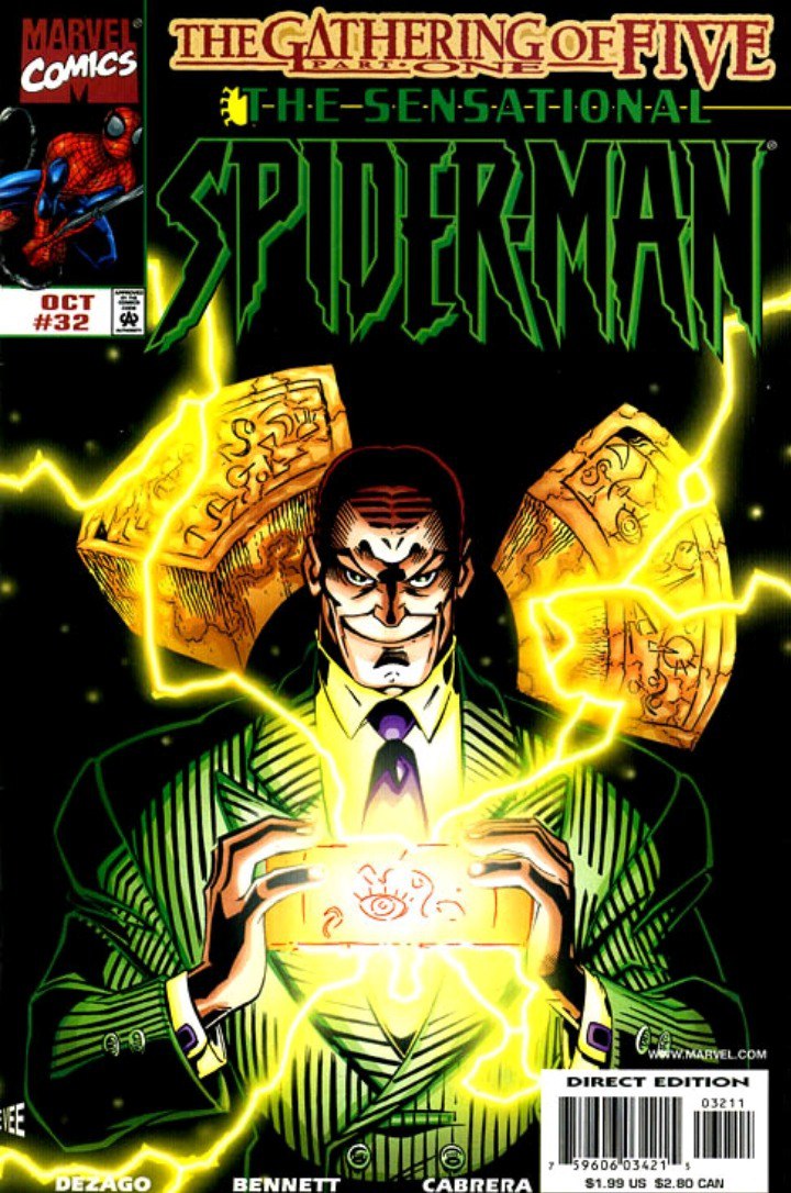 Portada ampliada de The Gathering of Five - The Sensational Spiderman