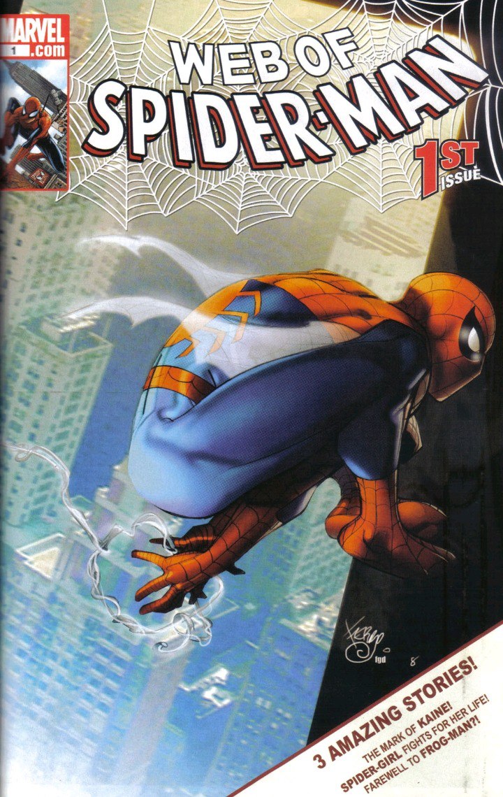 Portada ampliada de WEB OF SPIDER-MAN