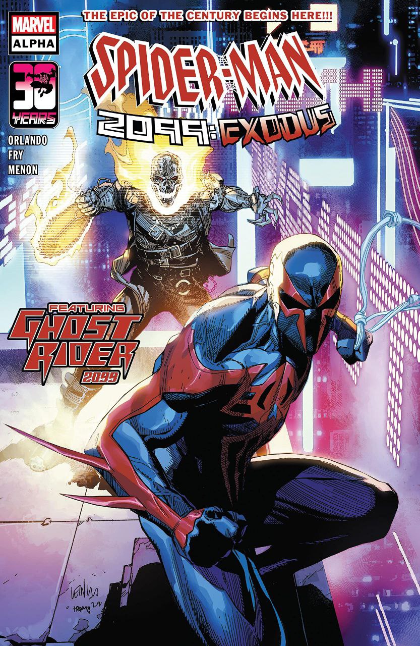 Portada ampliada de SPIDER-MAN 2099 EXODUS