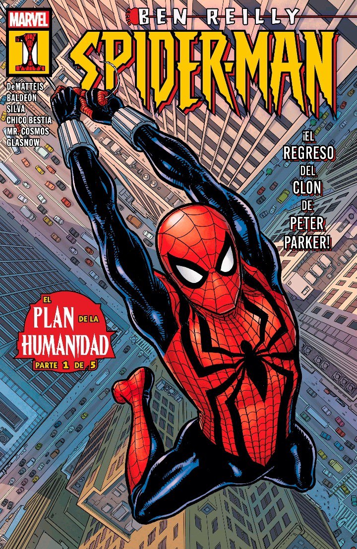 Portada ampliada de Ben Reilly El Spider-Man