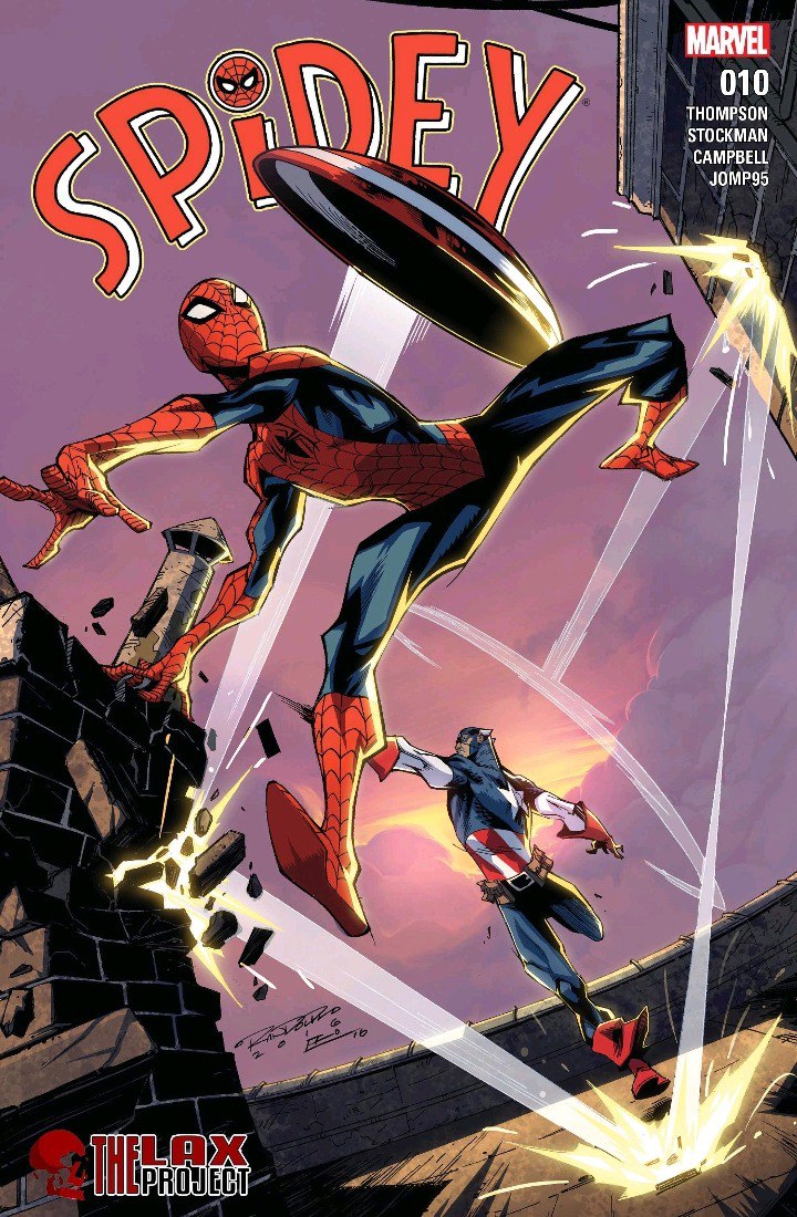 Portada ampliada de Spidey
