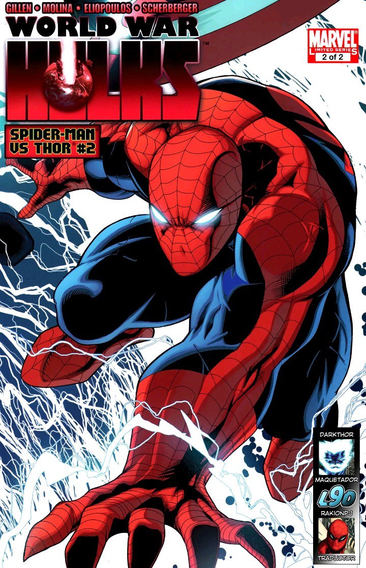 Portada ampliada de WORLD WAR HULKS SPIDER-MAN VS THOR #