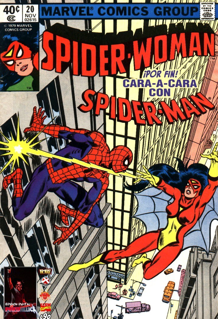 Portada ampliada de SPIDER WOMAN