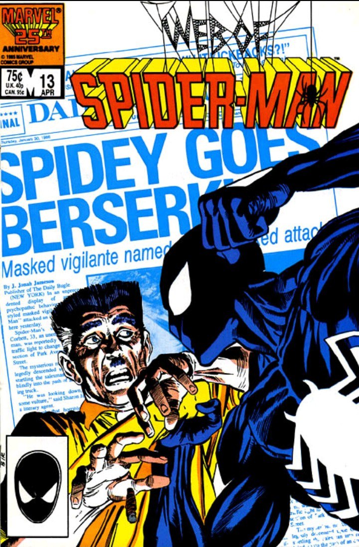 Portada ampliada de SPIDER-MAN