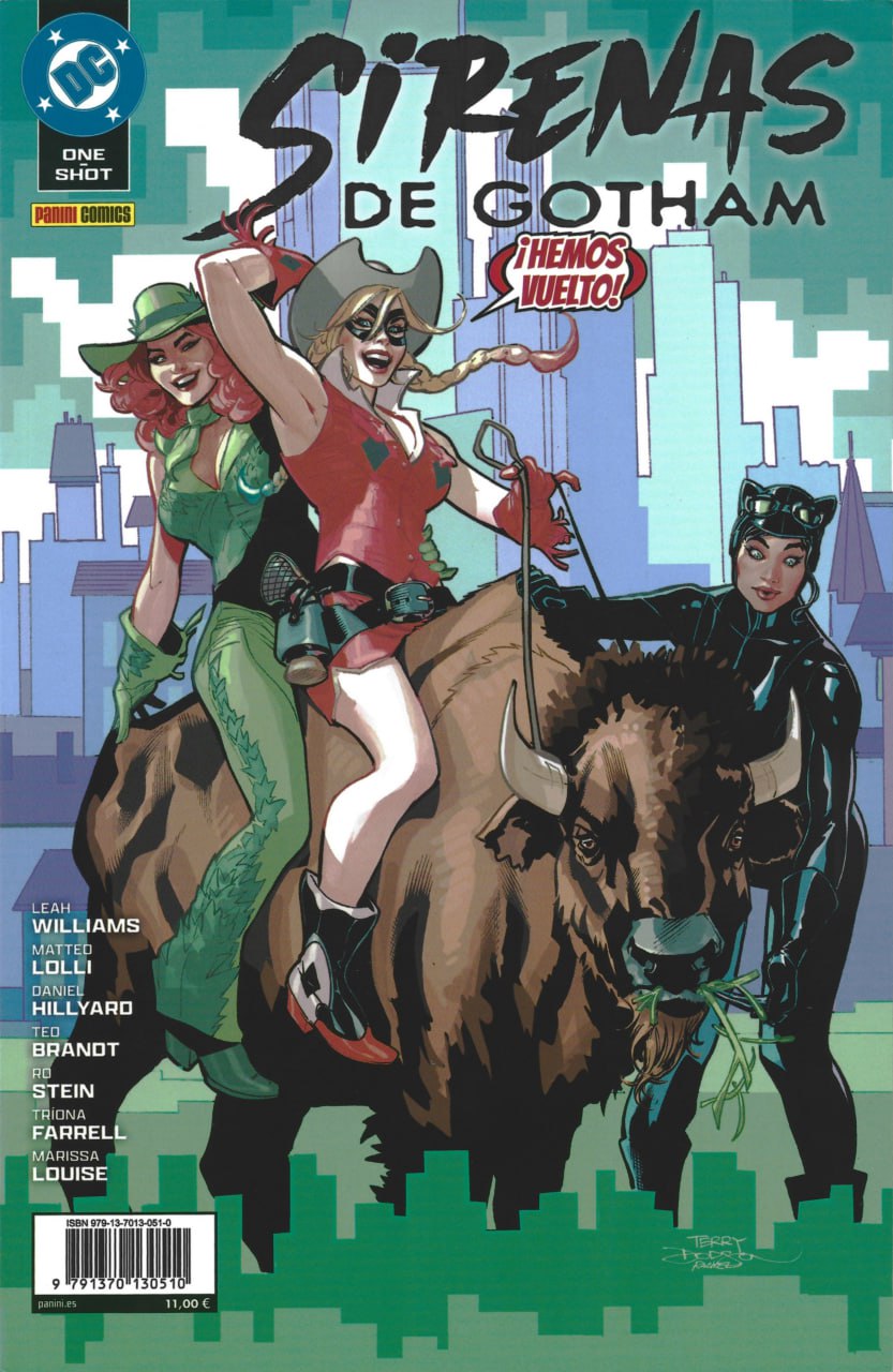 Portada ampliada de Sirenas de Gotham