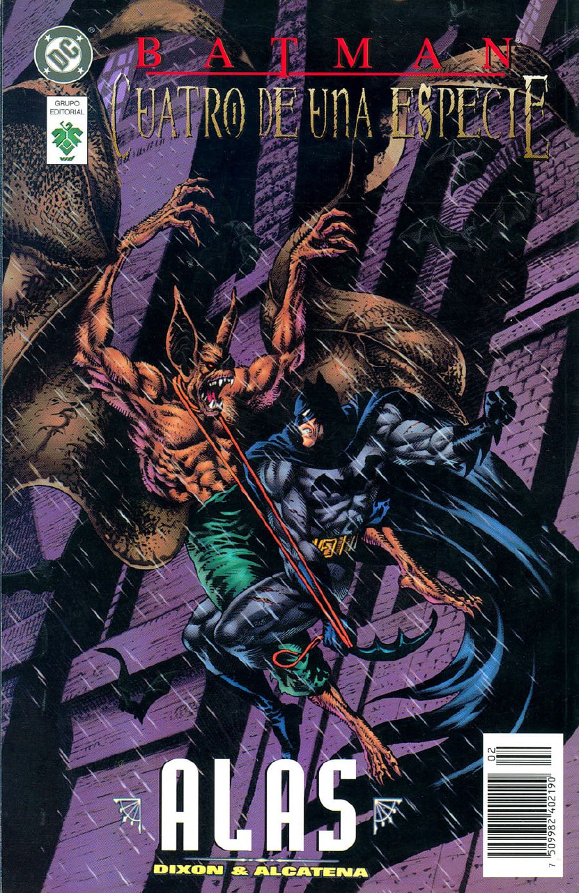 Portada ampliada de BATMAN CUATRO DE UNA ESPECIE