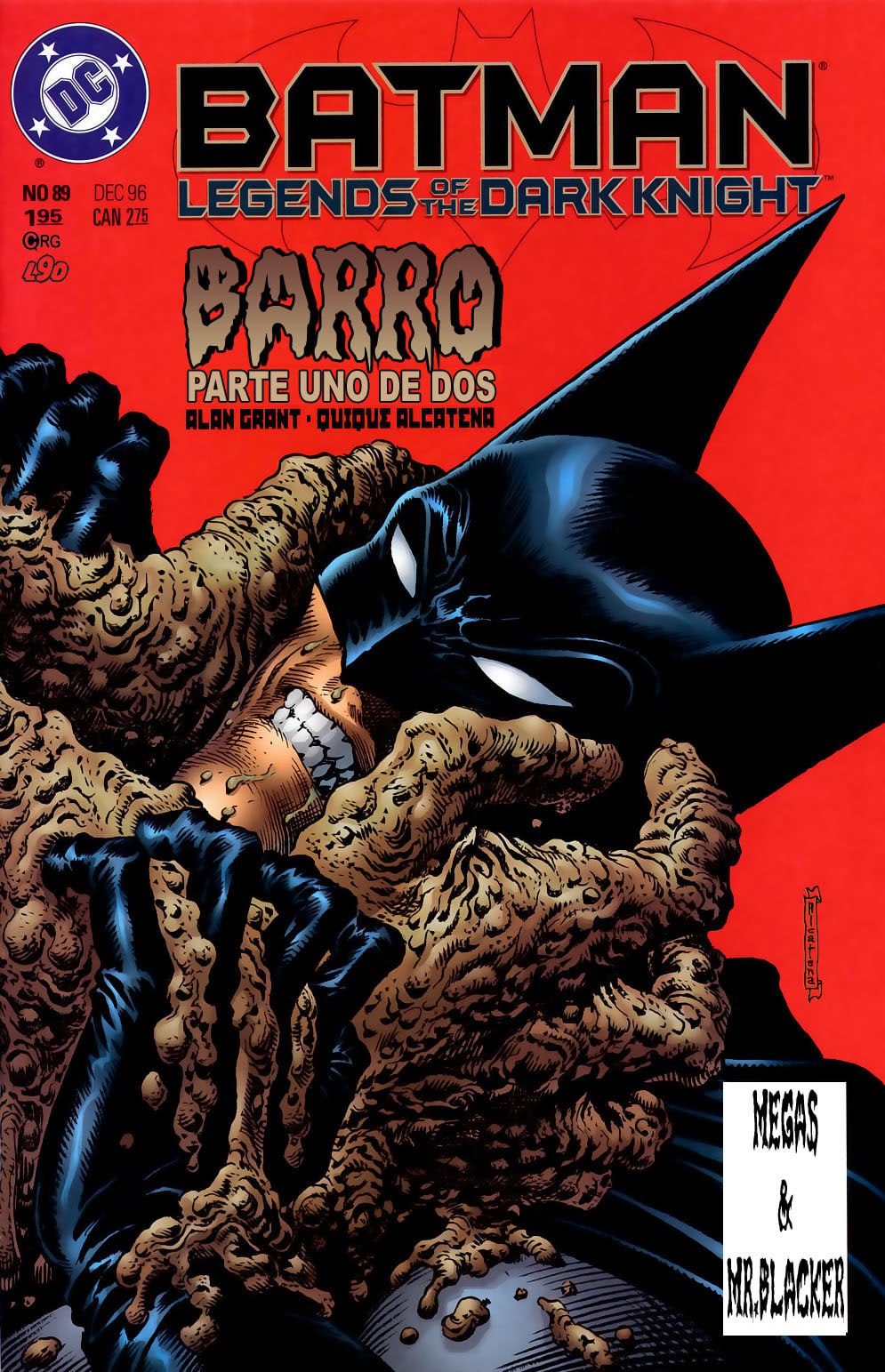 Portada ampliada de BATMAN LEGENDS OF THE DARK KNIGHT