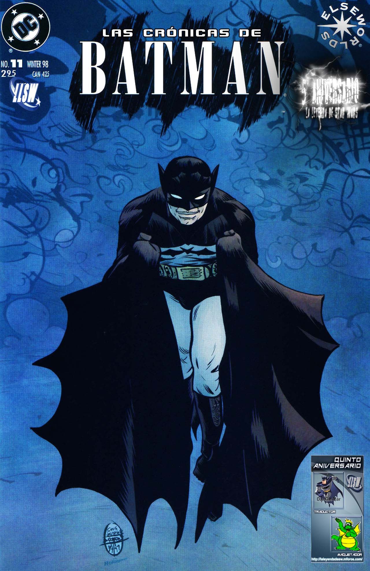 Portada ampliada de LAS CRONICAS DE BATMAN