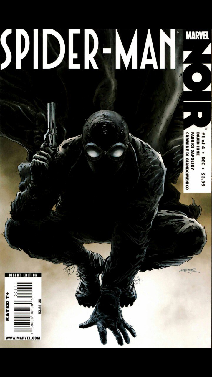 Portada ampliada de SPIDER-MAN NOIR