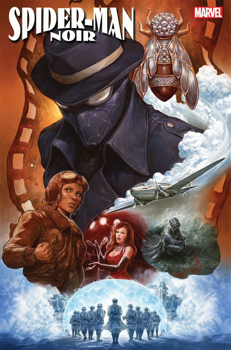 Portada ampliada de SPIDER-MAN NOIR