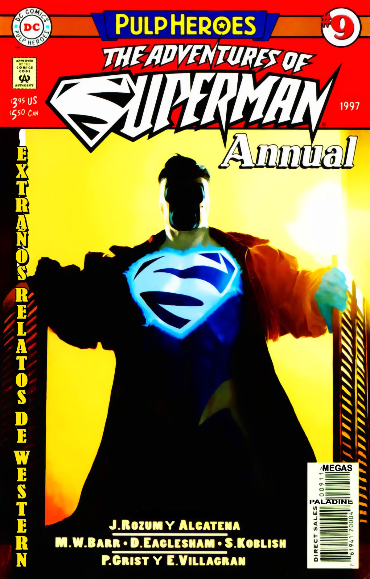 Portada ampliada de THE ADVENTURES OF SUPERMAN Annual