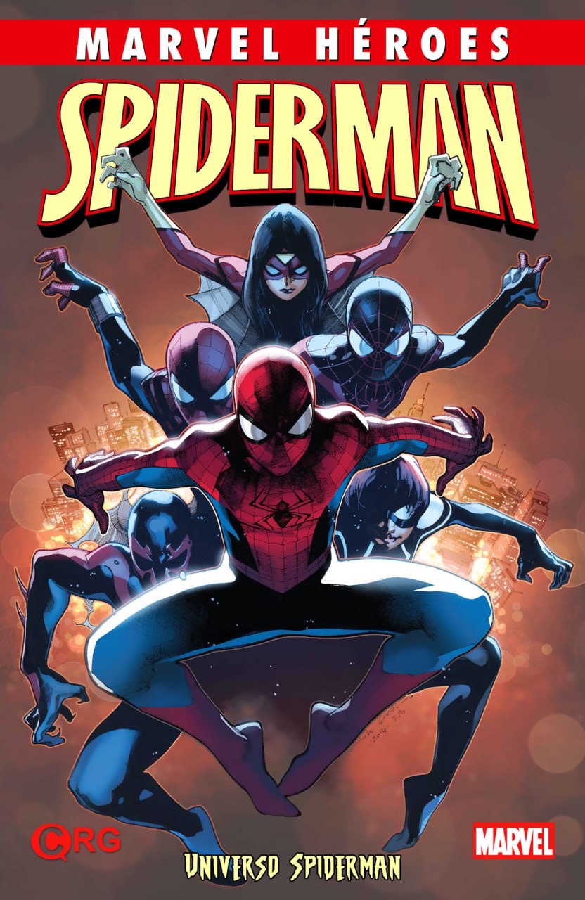 Portada ampliada de MARVEL HÉROES SPIDERMAN