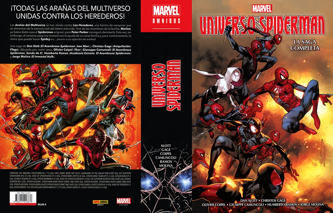 Portada ampliada de UNIVERZO DE SPIDERMAN