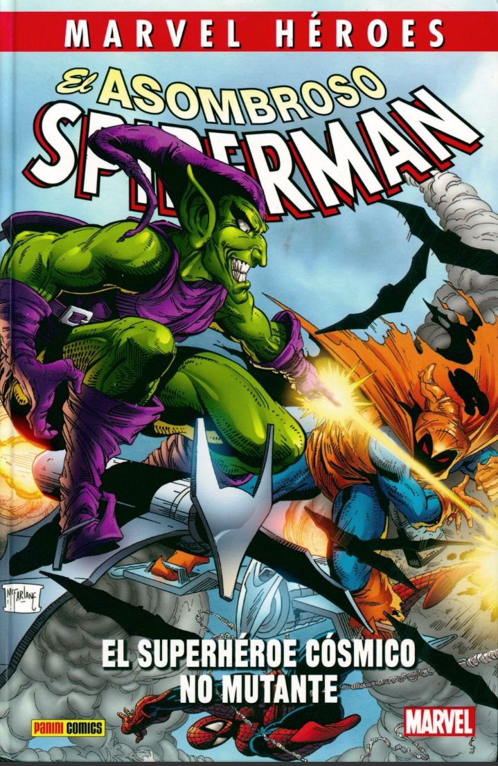 Portada ampliada de MARVEL HÉROES & ASOMBROSO SPIDERMAN