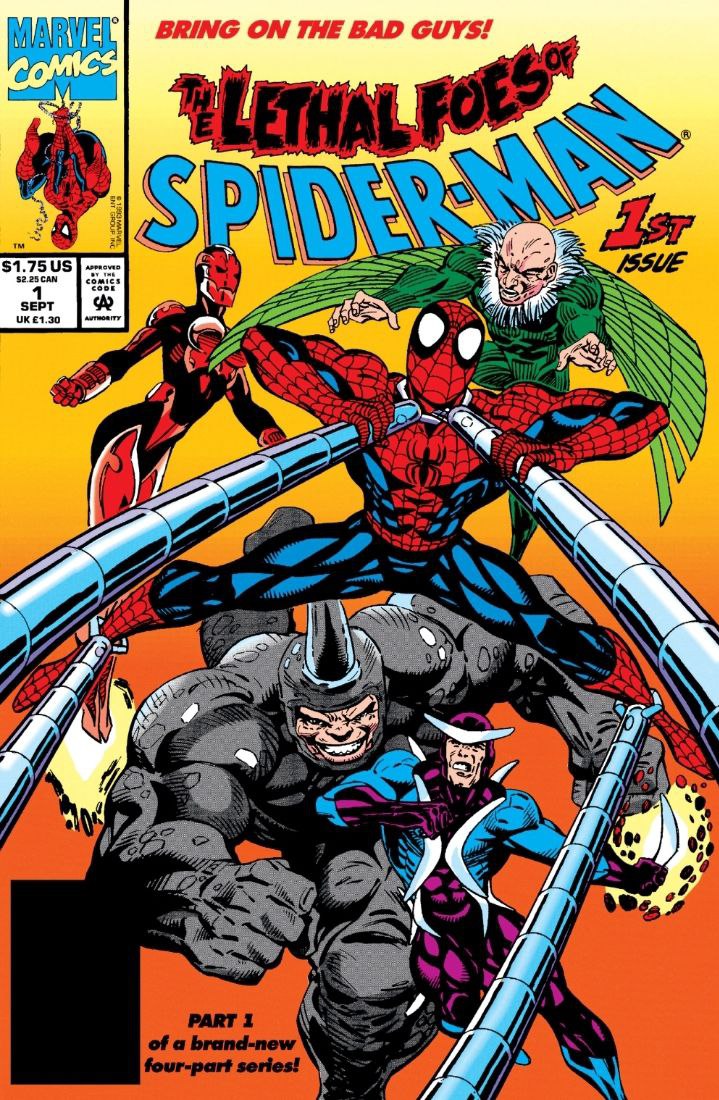 Portada ampliada de The Lethal Foes of Spider-Man
