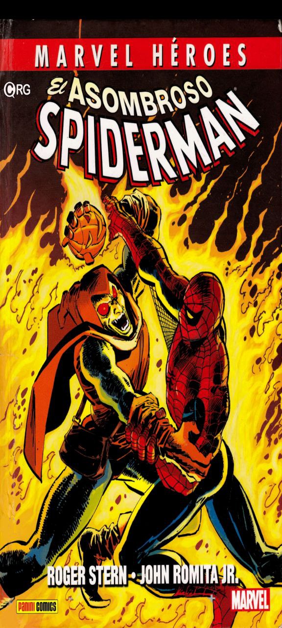 Portada ampliada de MARVEL HÉROES El ASOMBROSO SPIDERMAN