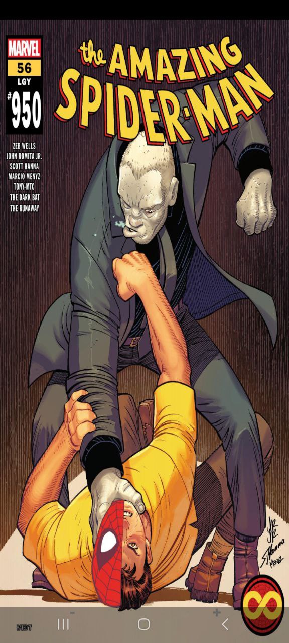 Portada ampliada de the AMAZING SPIDER-MAN