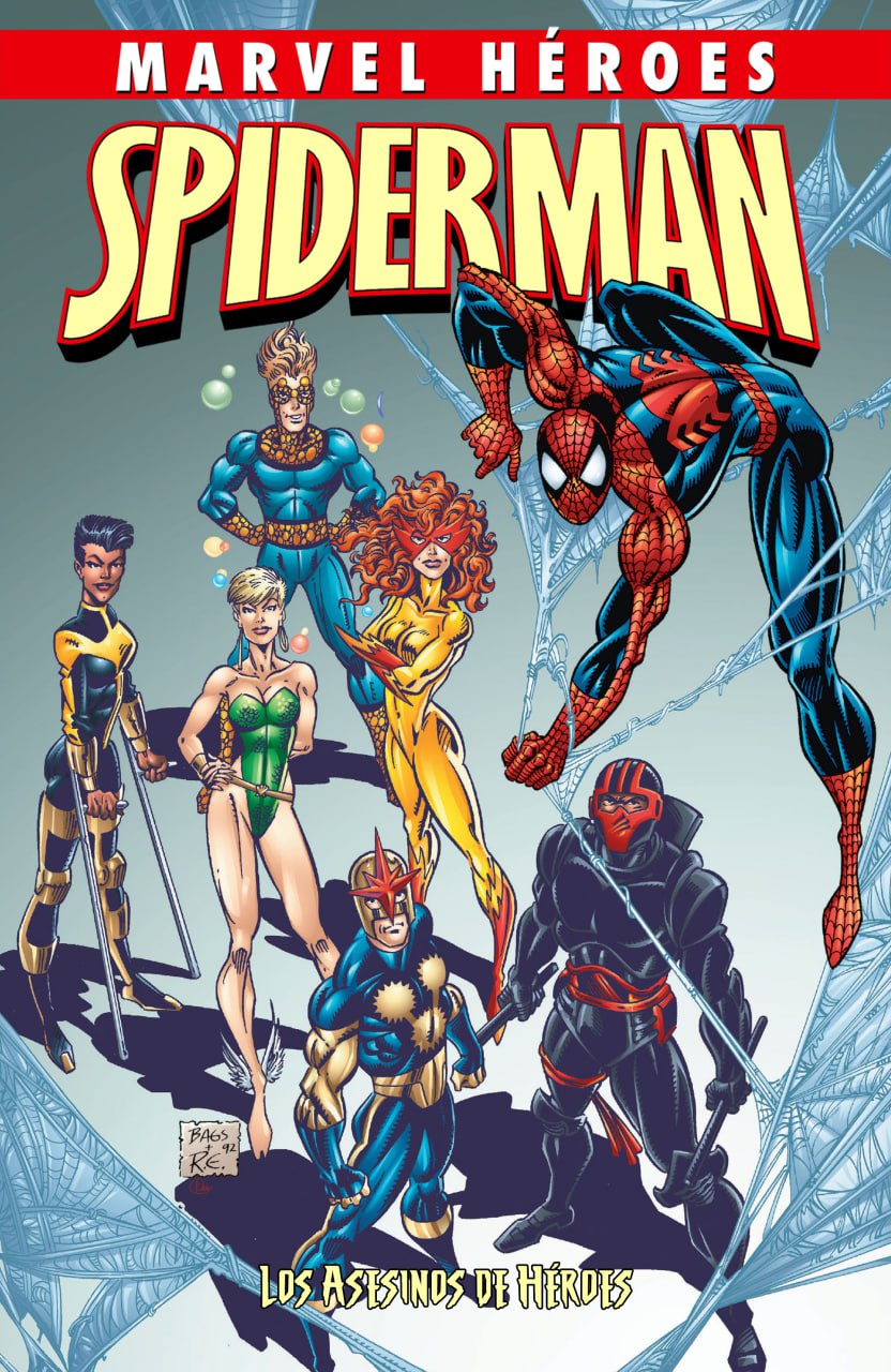 Portada ampliada de MARVEL HÉROES SPIDERMAN