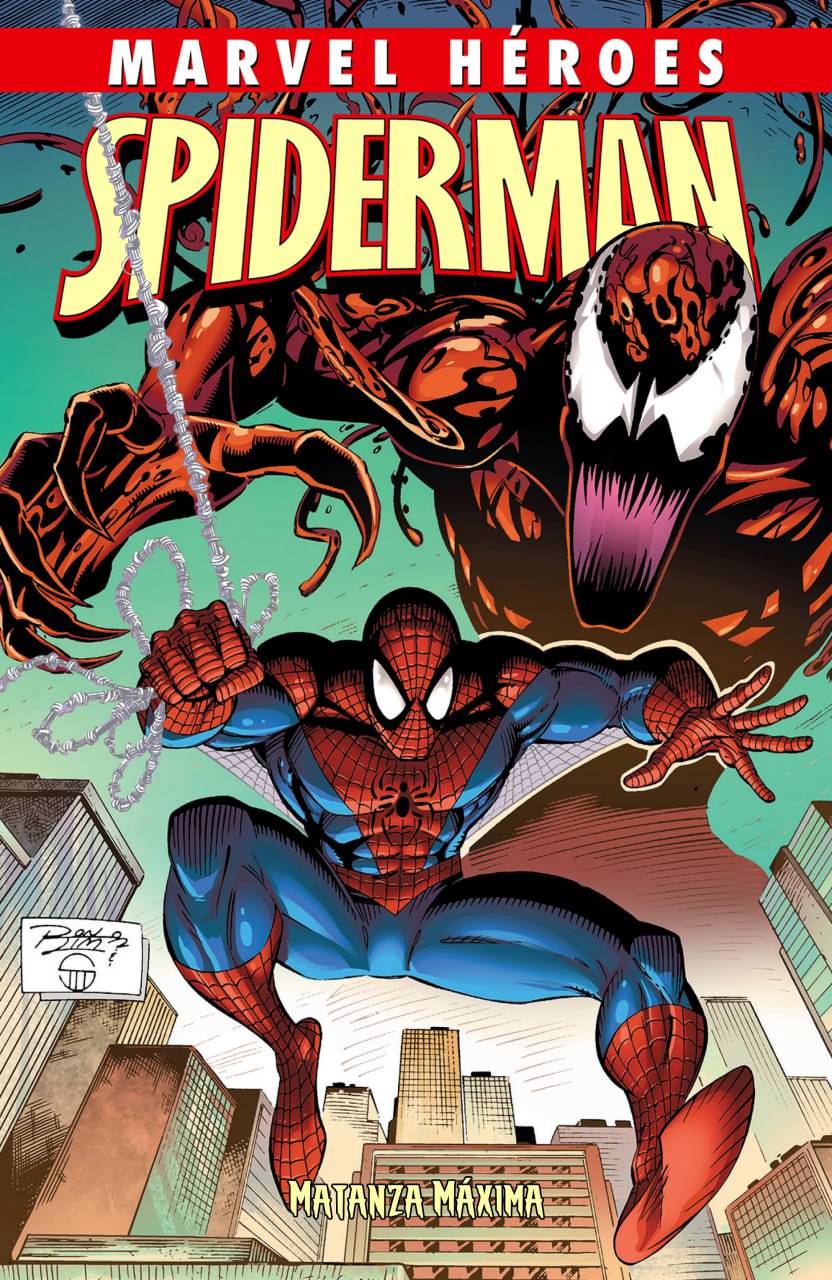 Portada ampliada de MARVEL HÉROES SPIDERMAN
