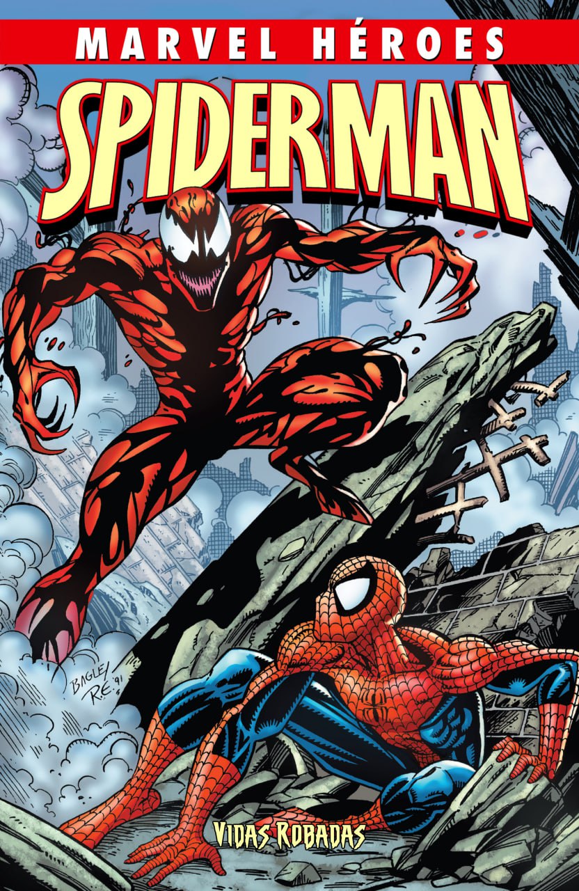 Portada ampliada de MARVEL HÉROES SPIDERMAN