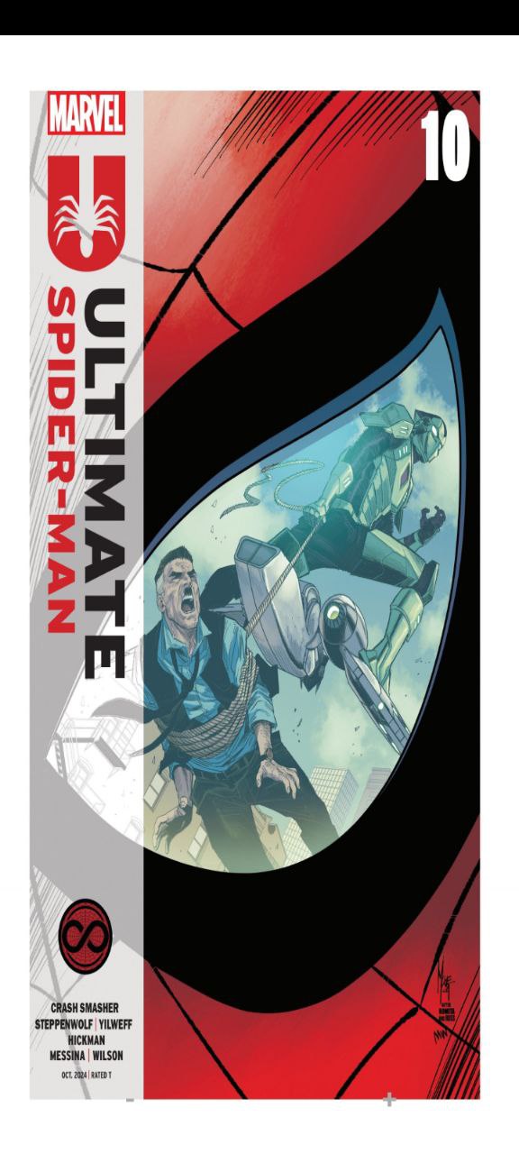 Portada ampliada de ULTIMATE SPIDER-MAN 10